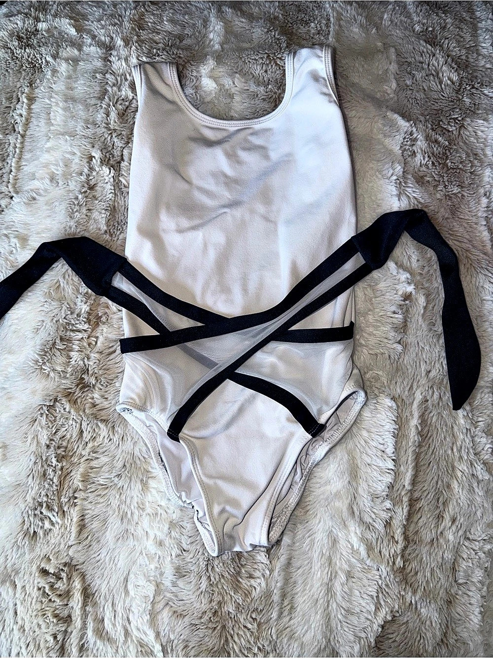 Five Dancewear white leotard. Excellent condition. No rips or stains.
